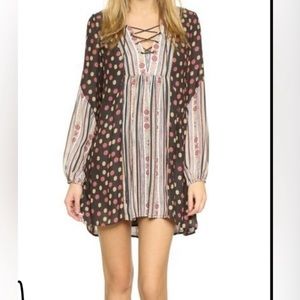 Free People Rain or Shine Mini Dress